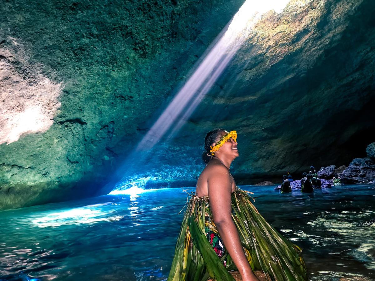 Blue Cave Tanna in Vanuatu