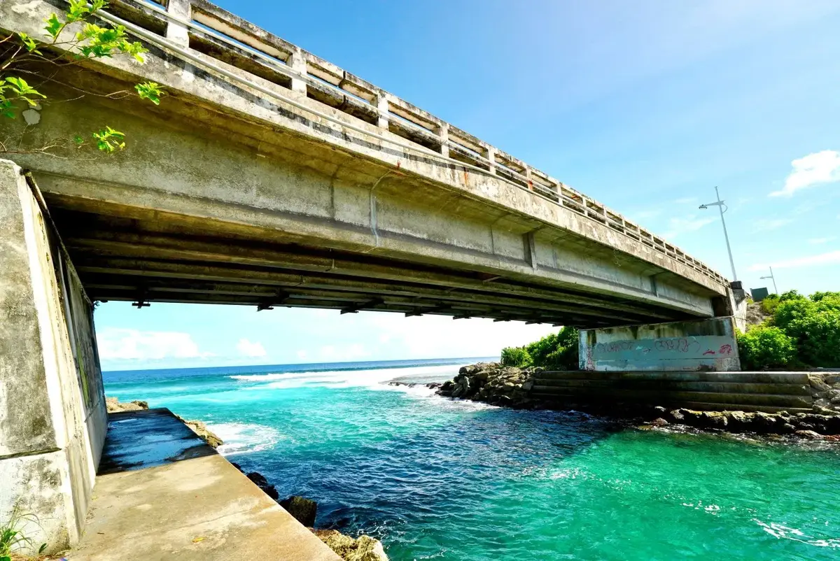 Road Bridge in Majuro