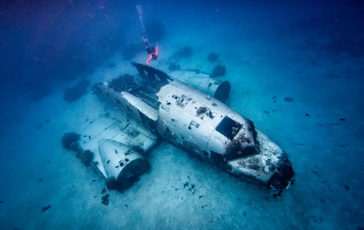 Enenamit Island Plane Snorkel Site