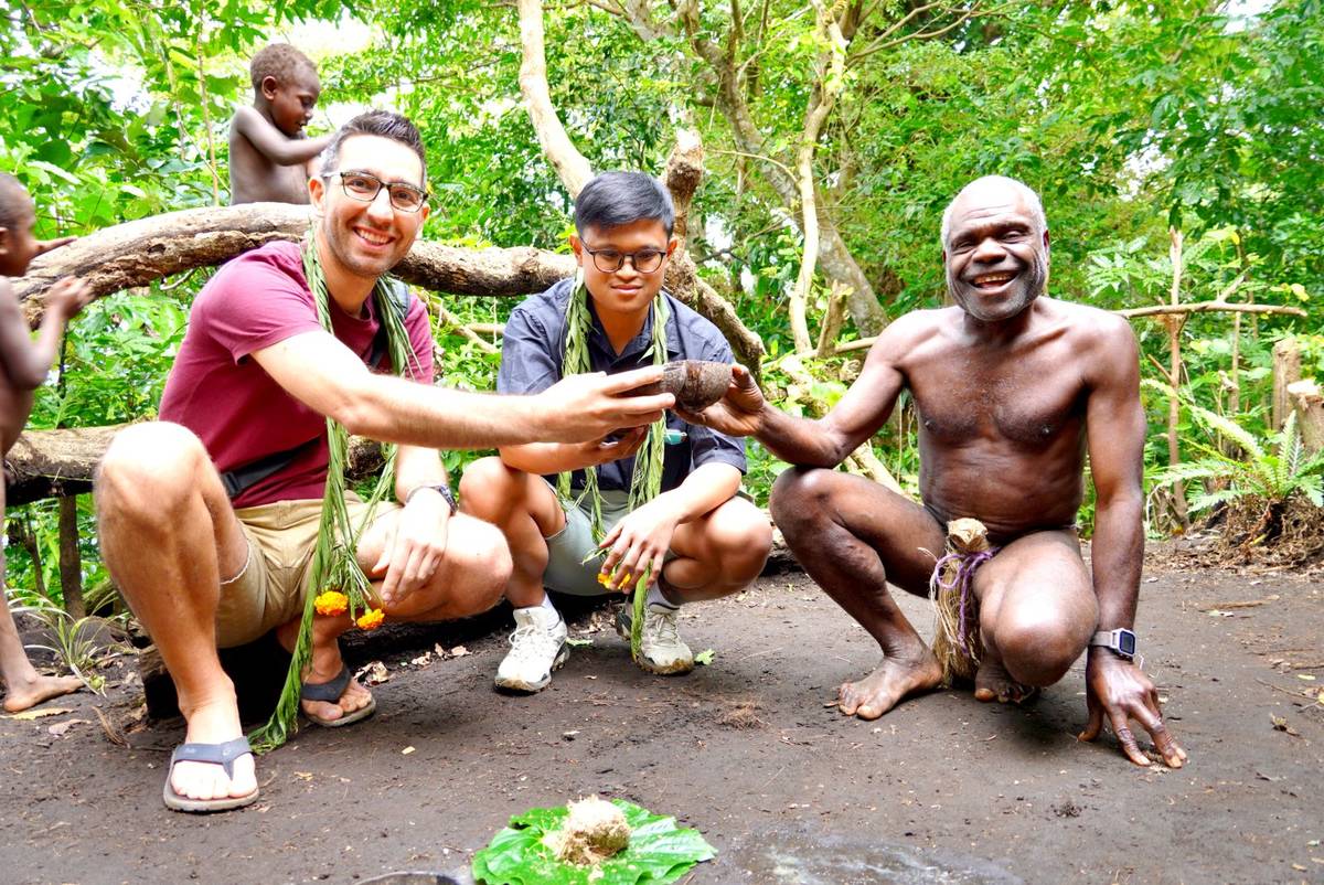 Tourists Trying Kava