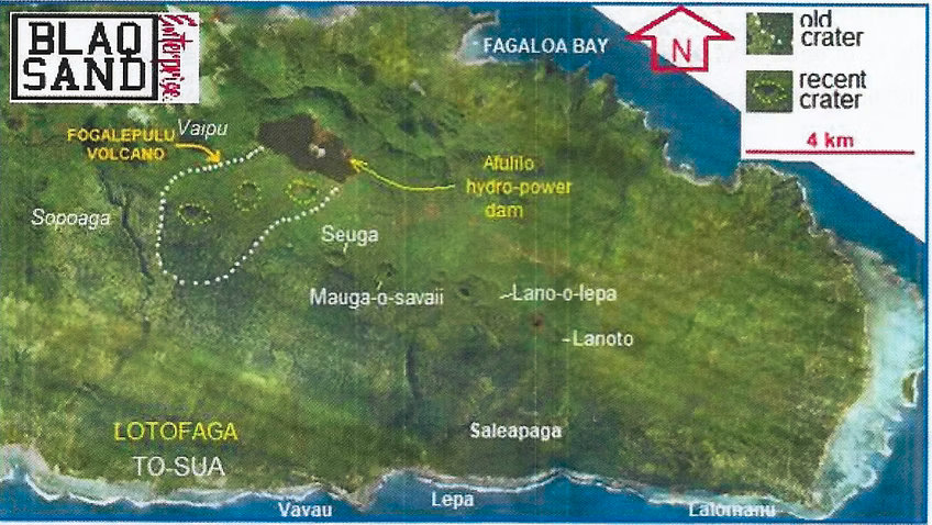 The Fogalepulu Volcano Complex