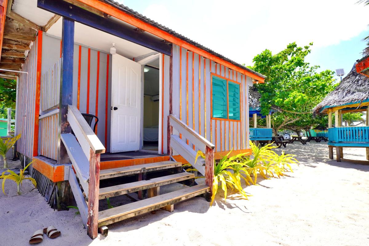 Enclosed Fale (A/C & Private Bathroom) offered by Angel's Paradise Beach Fales