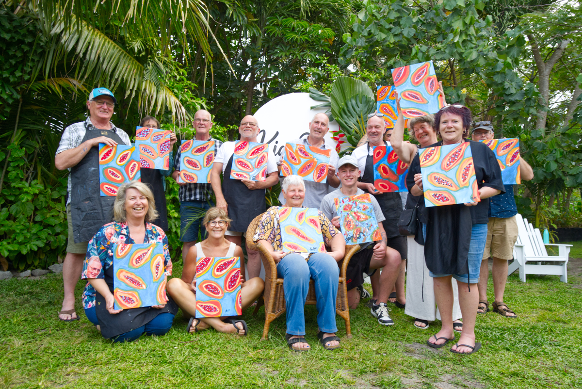 Paint & Sip: Paint Your Own Island Souvenir offered by Coco Brush