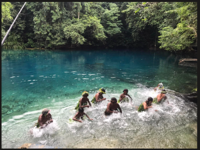 Island Escape & Blue Wonders offered by Santo Firewalks and Cultural Tours