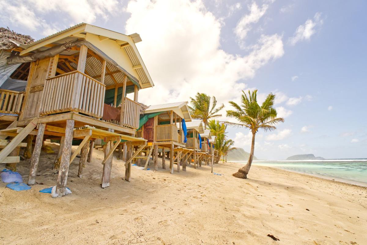 Open Beach Fale offered by Manusina Beach Fales