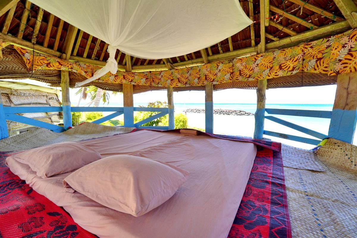 Open Fale (with Communal Bathrooms) offered by Regina Beach Fales