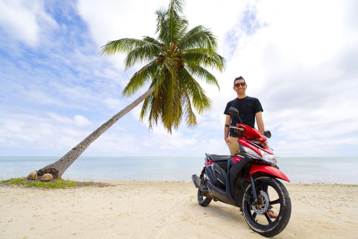 Scooter Rental in Aitutaki offered by Rino's Beach Bungalows & Rentals